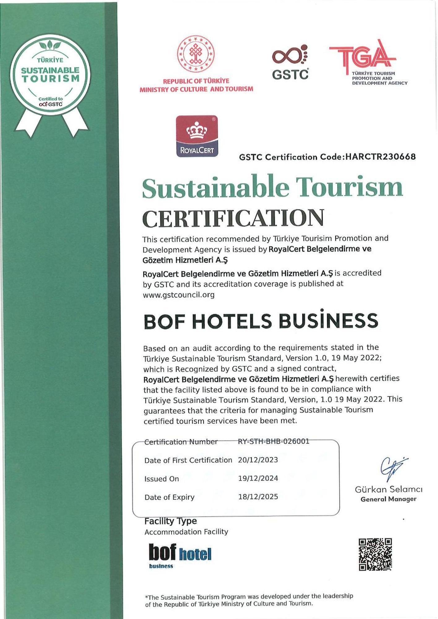 Bof Hotels Business Istanbul Luaran gambar